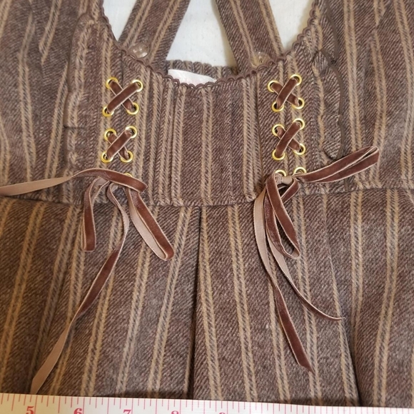 Liz Lisa pinstripe suspender babydoll dress - Picture 3 of 6